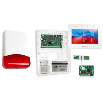 ZESTAW ALARMOWY SATEL INTEGRA 32 SET + INT-TSG2-W + TI700 + INT-GSM